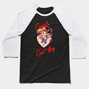 Cowboy Cupid's Heartbreak Roundup Tee: Valentine's Day Gift Baseball T-Shirt